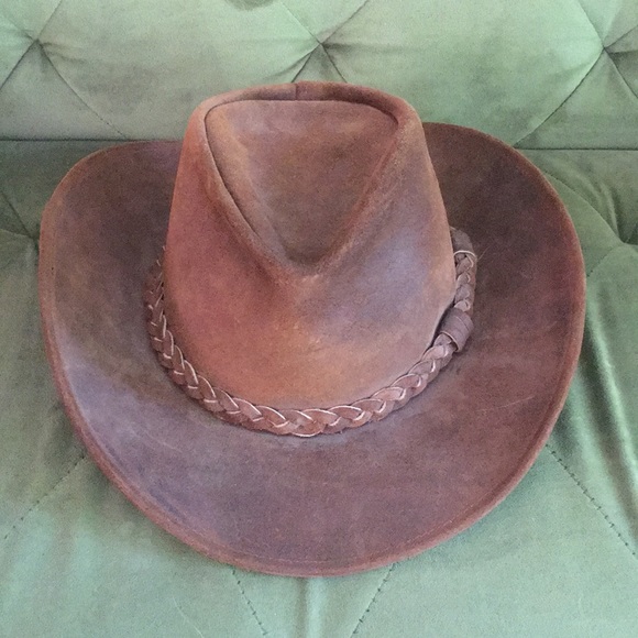 leather cowboy hats made in usa